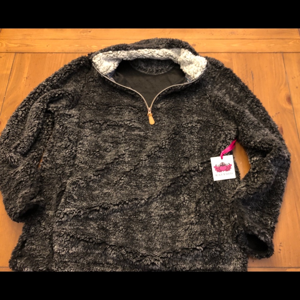 Sherpa Super soft half zip pullover